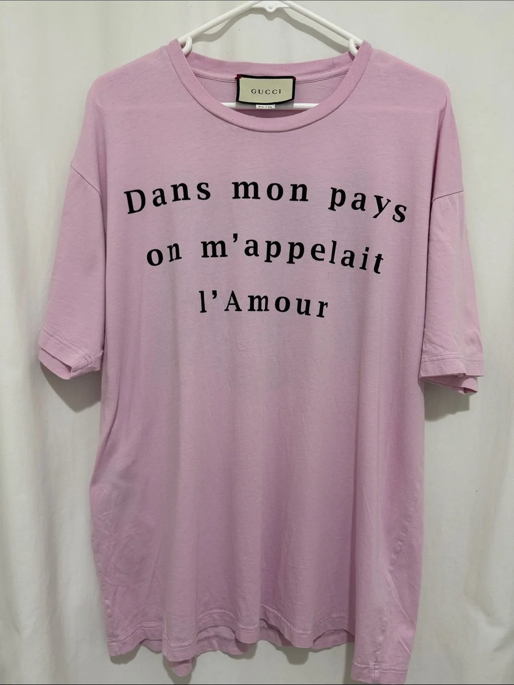 Gucci Pink Graphic T-Shirt Oversized Logo Skull Print Cotton Tee Made in Italy